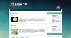 Desktop Screenshot of exoticfishaquarium.com